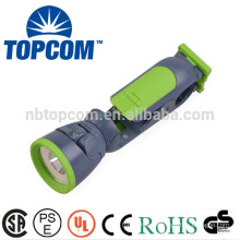 clip plastic flashlight 1 led